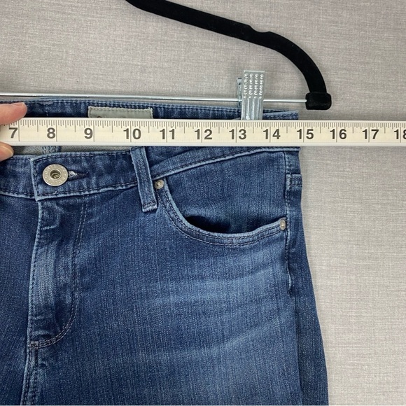AG Prima Cigarette Jeans 28R Contour 360 Mid Rise Medium Wash Blue - Picture 10 of 11